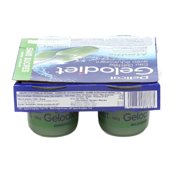 Gelodiet eau gélifiée sans sucres
