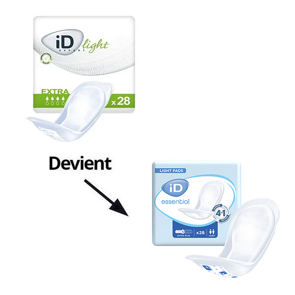 ID Essential Light Extra plus protections anatomiques 5 gouttes