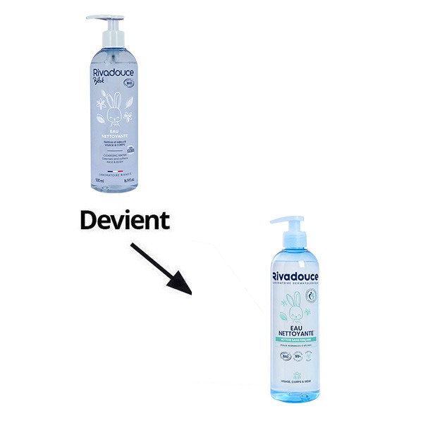 Rivadouce Bébé Eau nettoyante bio