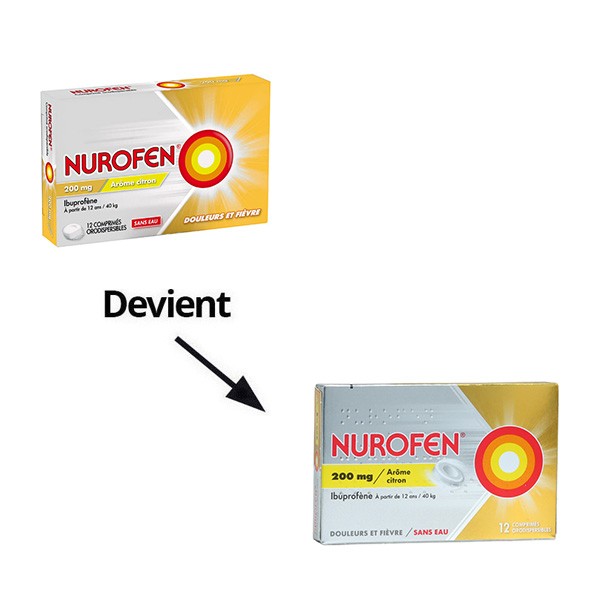 Nurofen 200 mg citron comprimé orodispersible