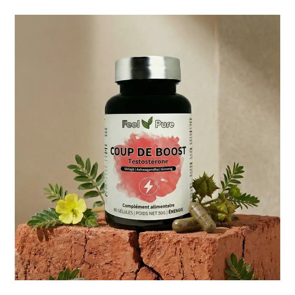 Feel Pure Coup de Boost Testostérone gélules