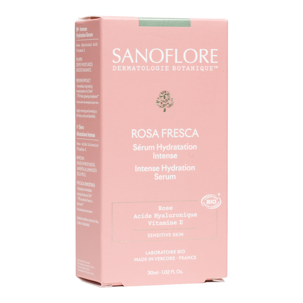 Sanoflore Rosa fresca Sérum Hydratation Intense bio