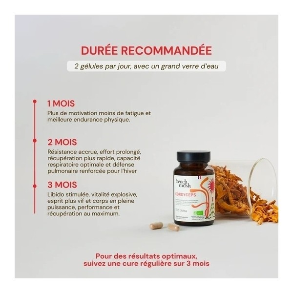 French Mush Cordyceps Bio gelules