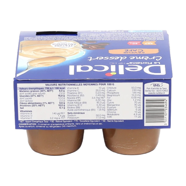 Delical crème dessert HP HC La Floridine