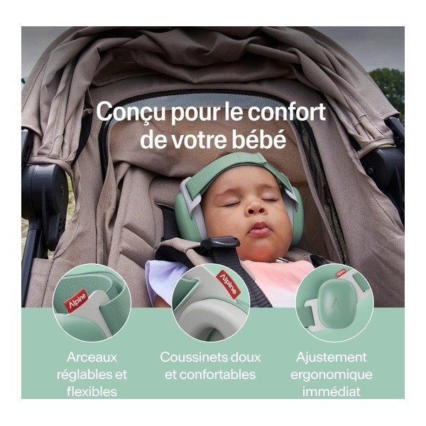 Alpine casque anti bruit bébé Muffy Baby Comfort