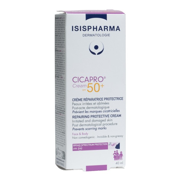 Isispharma Cicapro Crème réparatrice protectrice SPF 50+