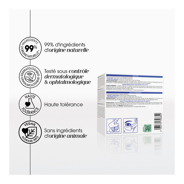 Klorane Patch yeux lissant hydro gel