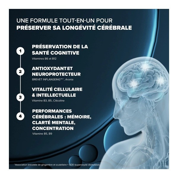 Arkopharma Santé longévité Capital cérébral gélule