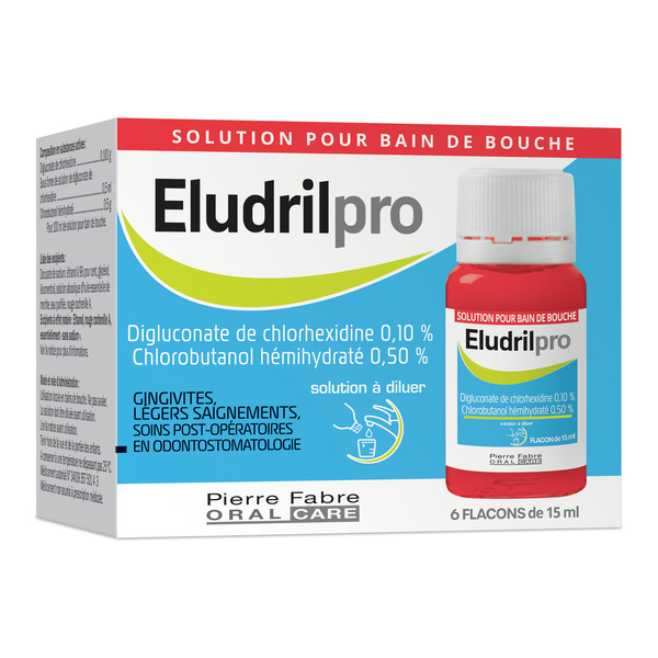 Eludril Pro bain de bouche antiseptique