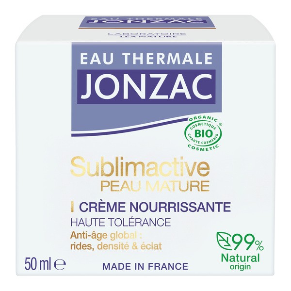 Jonzac Sublimactive Crème nourrissante anti âge bio