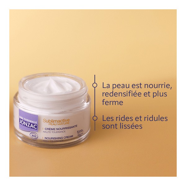 Jonzac Sublimactive Crème nourrissante anti âge bio
