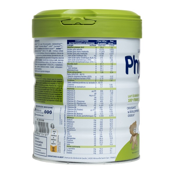 Physiolac Bio 3 lait de croissance