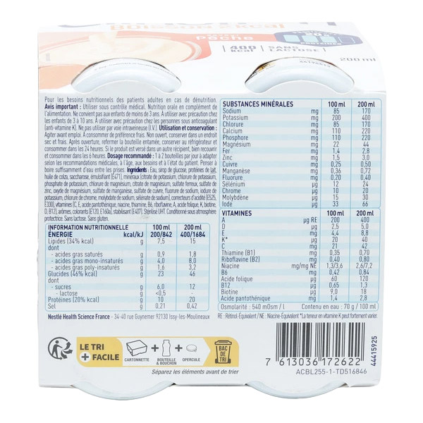 Clinutren HP/HC+ boisson 2 kcal