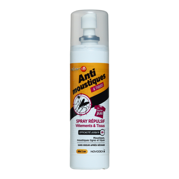 Expert 123 Anti moustiques et tiques spray répulsif vêtements & tissus
