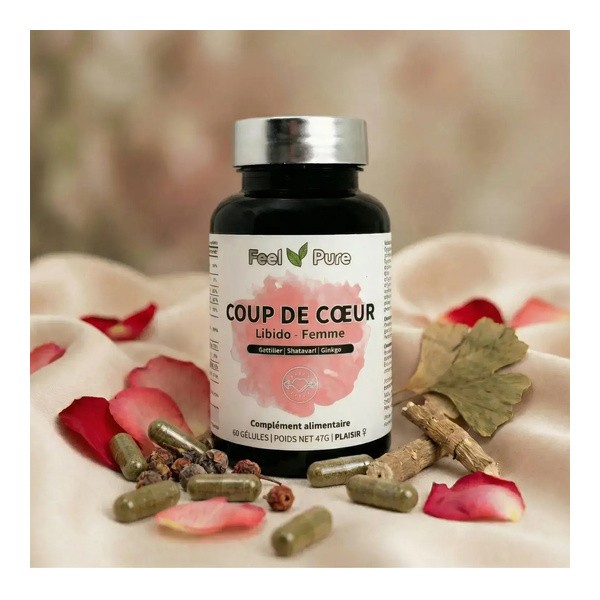 Feel Pure Coup de Coeur Libido Femme gélules