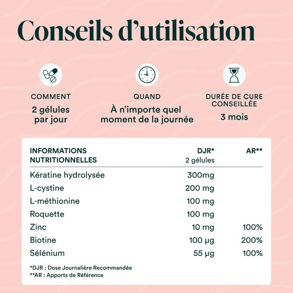 Novoma Formule cheveux gélules