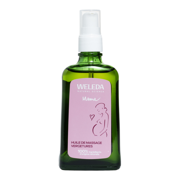 Weleda huile de massage vergetures Bio flacon-pompe