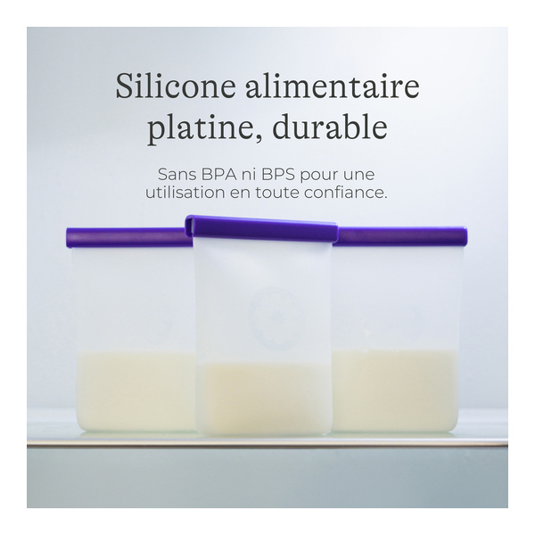 Lansinoh Sachets de conservation de lait maternel réutilisables