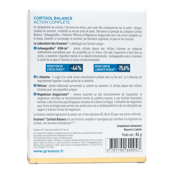 Granions Cortisol Balance comprimés