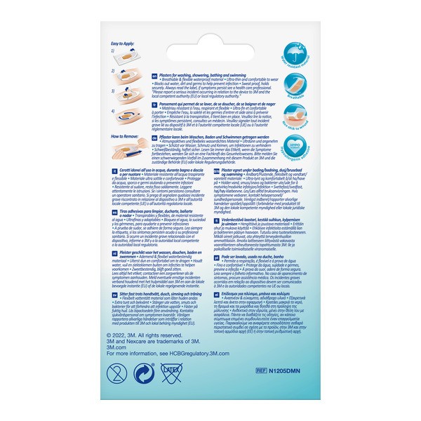 Nexcare Aqua Clear pansements waterproof Maxi