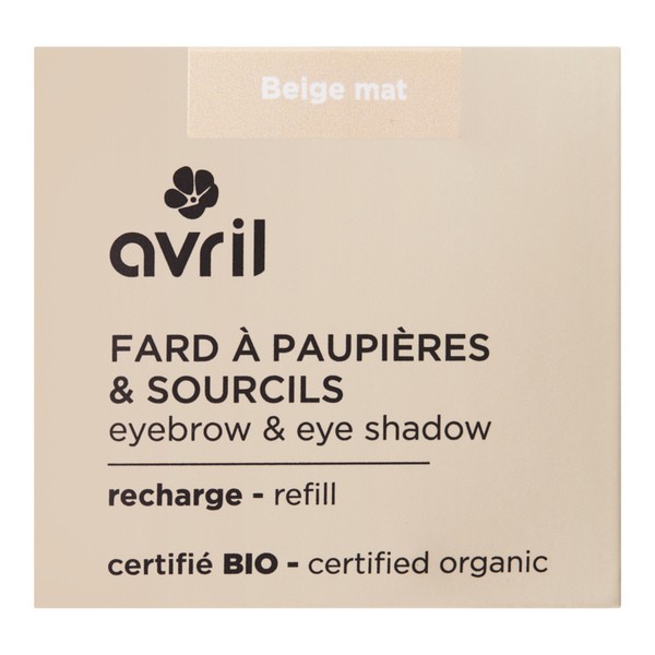 Avril Fard à paupières et sourcils bio