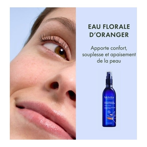 Melvita Eau florale de fleurs d'oranger bio