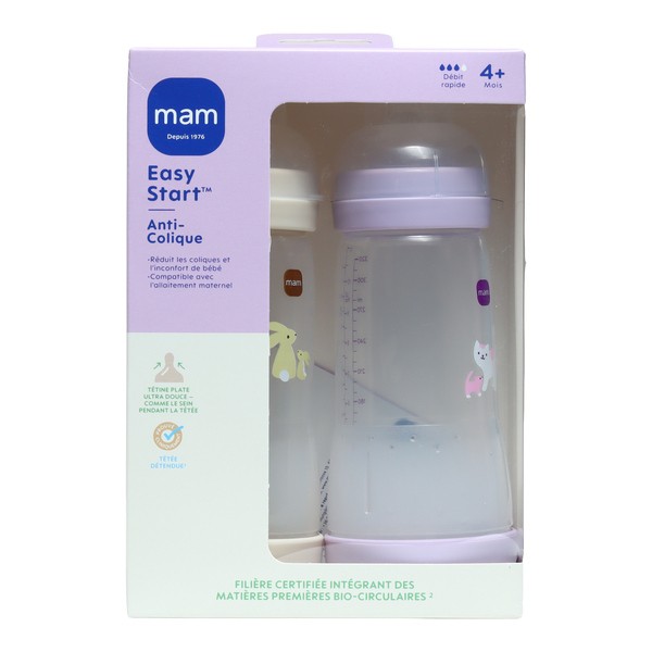 MAM Easy Start débit rapide biberon 2 x 320 ml