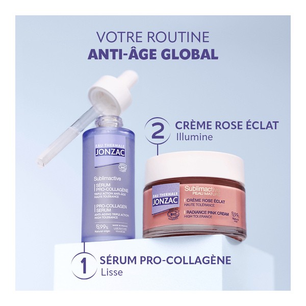 Jonzac Sublimactive Crème Rose éclat Bio