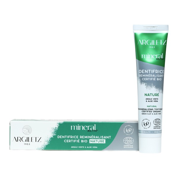 Argiletz Dentifrice Aloe vera Bio