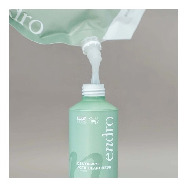 Endro Dentifrice Actif Blancheur bio Menthe glaciale