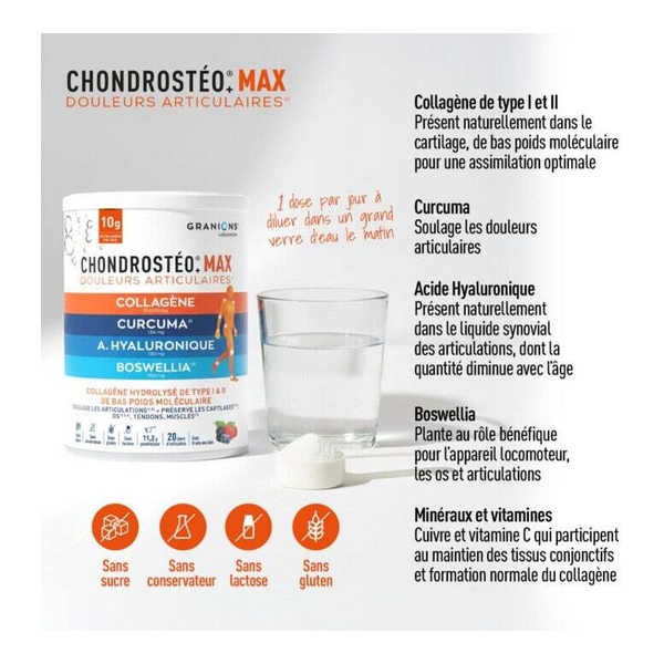 Chondrostéo+ Max Articulations poudre