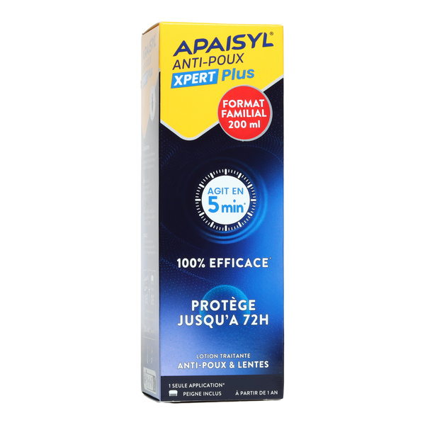 Apaisyl Xpert Plus Lotion anti-poux et lentes