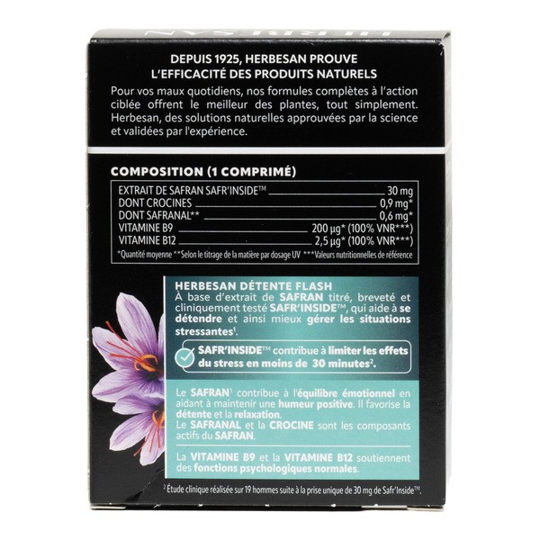 Herbesan Détente flash comprimé
