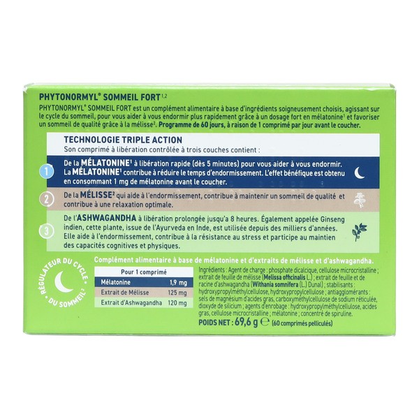 UPSA PhytoNormyl Sommeil Fort comprimés
