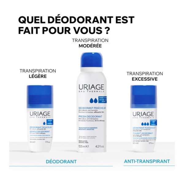 Uriage déodorant douceur bille