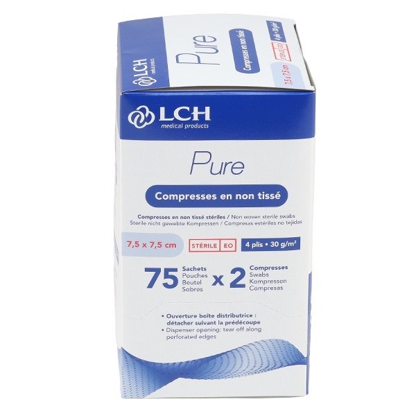 Compresses non tissées stériles LCH Pure
