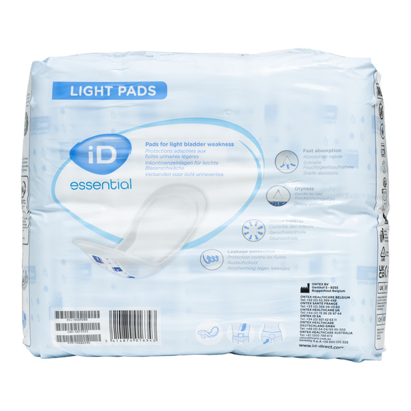 ID Essential Light Extra plus protections anatomiques 5 gouttes