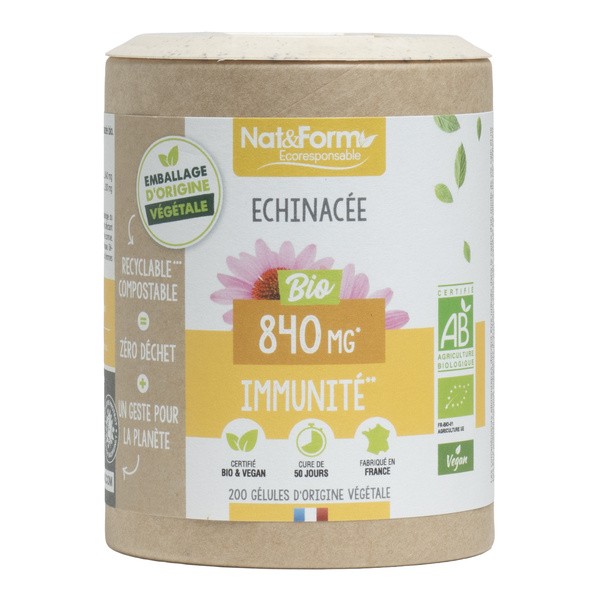 Nat et Form Ecoresponsable échinacée bio gélules