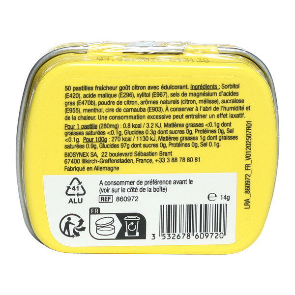 SuperWhite pastille fraîcheur sans sucre