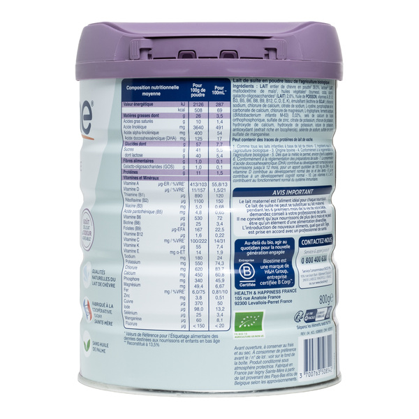 Biostime SN-2 Bio Chèvre lait 2ème âge