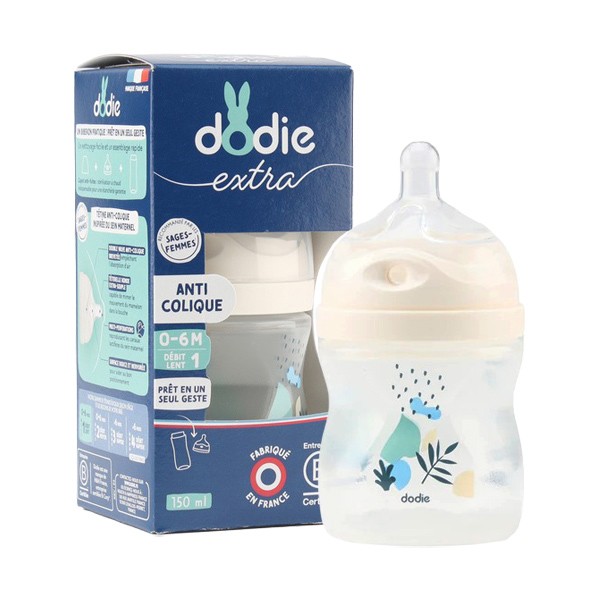 Dodie extra Biberon anti colique tétine multi perforée