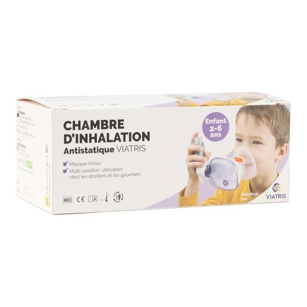 Chambre d'inhalation antistatique Viatris