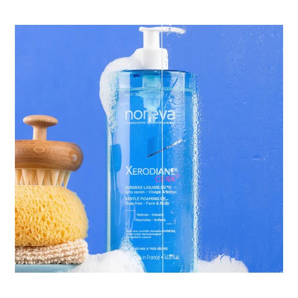 Noreva Xerodiane Cera+ Gel surgras liquide moussant