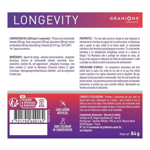 Granions Age Control au resvératrol comprimés