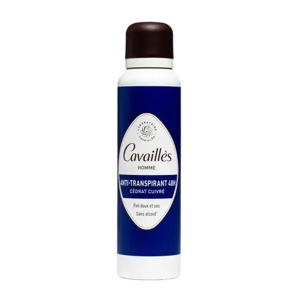 Cavaillès Homme Déodorant Anti transpirant 48h Cédrat cuivré spray