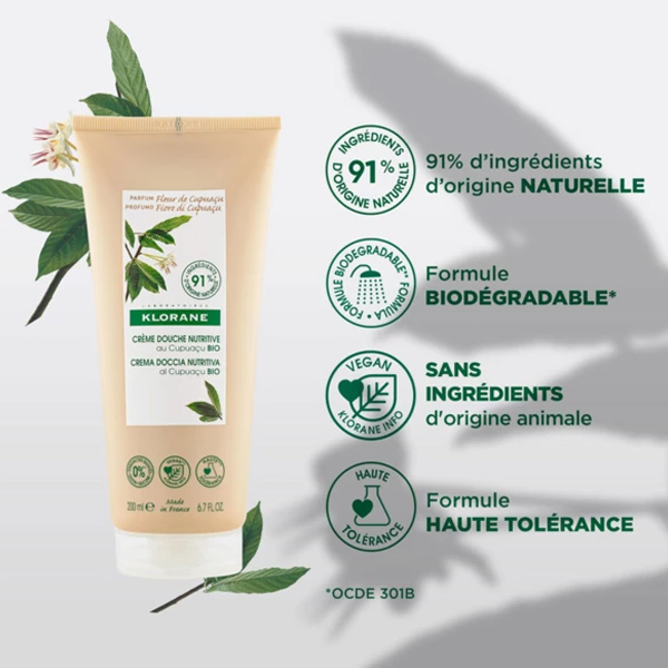 Klorane Crème de douche nutritive