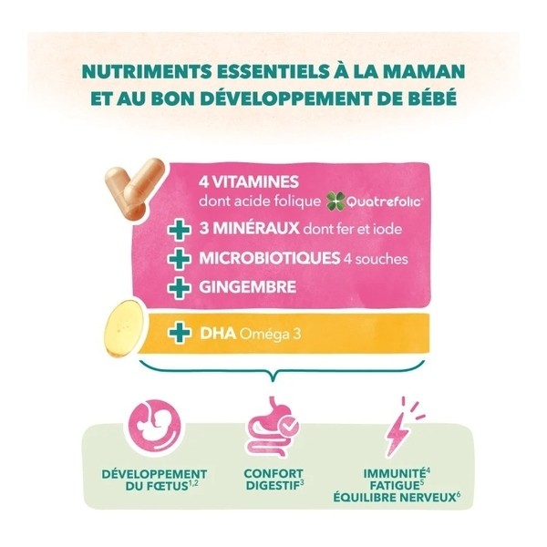 Babynat Maternité Grossesse gélules + capsules
