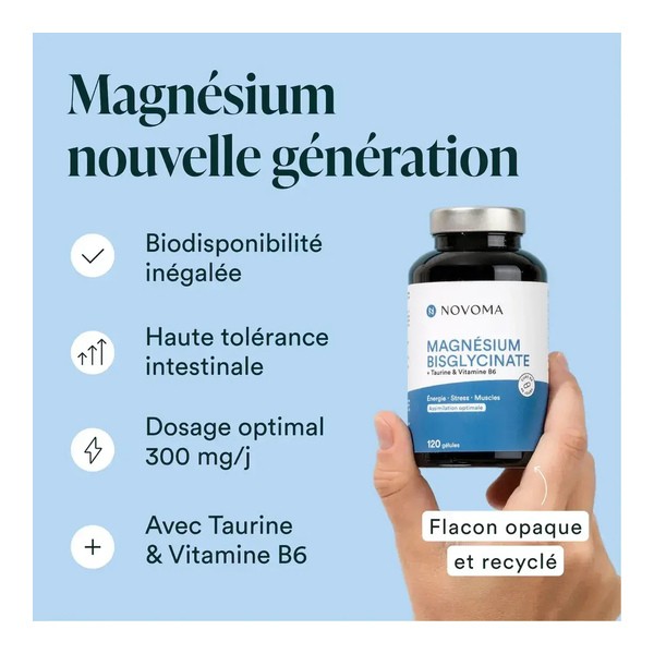 Novoma Magnésium bisglycinate gélules
