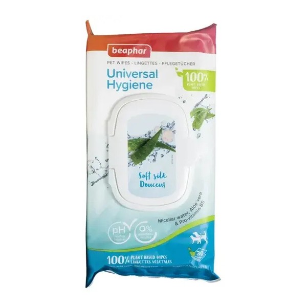 Beaphar Lingettes nettoyantes pour Chien et Chat
