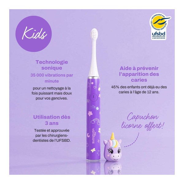 My Variations Kids Brosse à dents électrique enfant